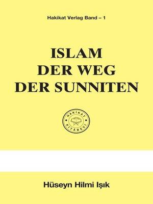 cover image of Islam Der Weg Sunniten